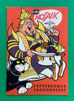 Original Mosaik Digedags Exportheft Nr. 76 Pepperkorns Pagodenfest März 1963 Erfinder-Serie Pepperkorn-Kapitel