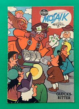 Original Mosaik der Digedags Nr. 64 Glücksritter März 1962 Erfinder-Serie
