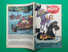 Original Mosaik der Digedags Nr. 186 Überraschungen am Biberfluß Mai 1972 Amerika-Serie