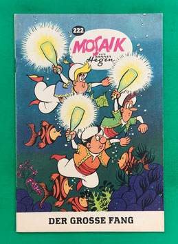 Original Mosaik der Digedags Nr. 222 Der große Fang Mai 1975 Orient-Serie