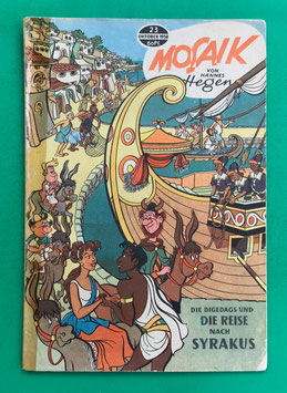 Original Mosaik der Digedags Nr. 23 Die Reise nach Syrakus Oktober 1958 Römer-Serie