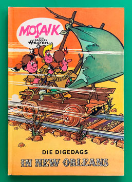 Mosaikbuch Digedags Amerika-Serie Band 5 Die Digedags in New Orleans 1. Auflage 1976 Export Weltkreis-Verlags-GmbH-Dortmund Nr. 176-181