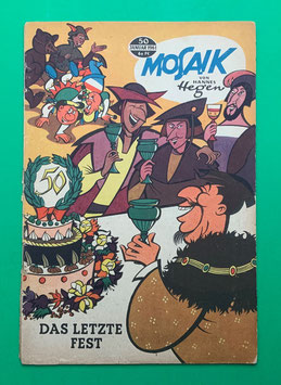 Original Mosaik der Digedags Nr. 50 Das letzte Fest Januar 1961 Erfinder-Serie