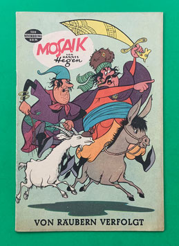 Original Mosaik der Digedags Nr. 108 Von Räubern verfolgt November 1965 Runkel-Serie sammelwürdiger Zustand