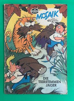 Original Mosaik der Digedags Nr. 66 Die Tierstimmenjäger Mai 1962 Weltraum-Serie
