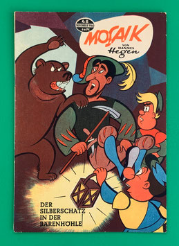 Original Mosaik der Digedags Nr. 48 Der Silberschatz in der Bärenhöhle November 1960 Erfinder-Serie