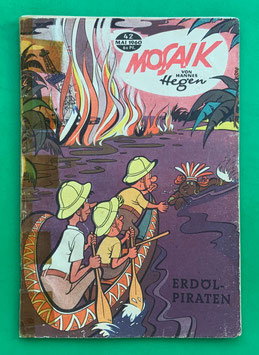 Original Mosaik der Digedags Nr. 42 Erdölpiraten 1960 Weltraum-Serie