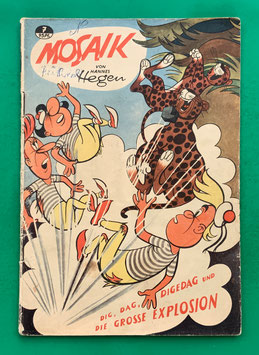 Original Mosaik der Digedags Nr. 7 Die große Explosion 1957 Orient-Südsee-Serie