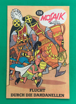 Original Mosaik der Digedags Nr. 126 Flucht durch die Dardanellen Mai 1967 Runkel-Serie