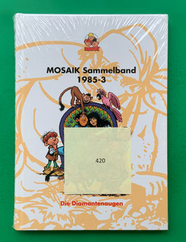 Original Mosaik Abrafaxe Hardcover Sammelband 030 Nr. 1985-3 Die Diamantenaugen limitiert mit signierter Grafik & eingeschweißt - verlagsseitig ausverkauft