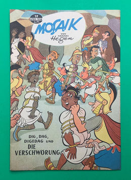 Original Mosaik Digedags Nr. 17 Die Verschwörung April 1958 Römer-Serie