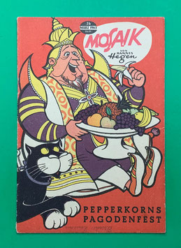 Original Mosaik der Digedags Nr. 76 Pepperkorns Pagodenfest März 1963 Erfinder-Serie