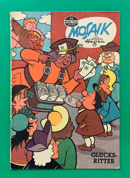 Original Mosaik der Digedags Nr. 64 Glücksritter März 1962 Erfinder-Serie
