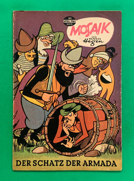 Original Mosaik der Digedags Nr. 89 Der Schatz der Armada April 1964 Erfinder-Serie