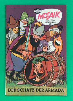Original Mosaik Digedags Exportheft Nr. 89 Der Schatz der Armada April 1964 Erfinder-Serie Treskow-Meinrath-Kapitel