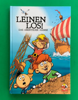 Mosaik Abrafaxe Album Sonderedition Leinen los! - Das Abenteuer Hanse Mai 2018 Hanse-Serie Hardcover zum Comicsalon Erlangen 555 Stück limitiert - mit leichten Gebrauchsspuren