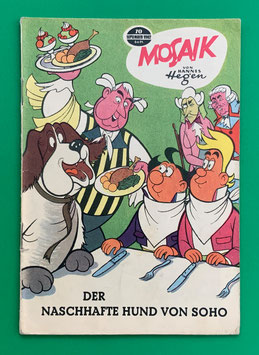 Original Mosaik Digedags Exportheft Nr. 70 Der naschhafte Hund von Soho September 1962 Erfinder-Serie James-Watt-Kapitel