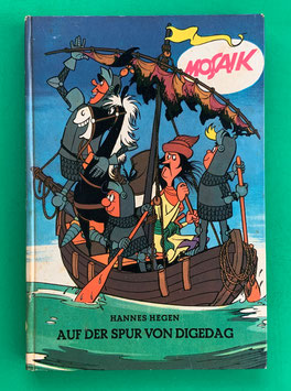 Mosaikbuch Digedags Ritter-Runkel Serie Band 2 Auf der Spur 1. Auflage 1965 von Digedag Nr. 98-103 schöner Zustand