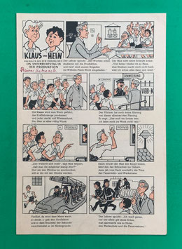 Original Mosaik der Digedags - Beilage Nummer 25