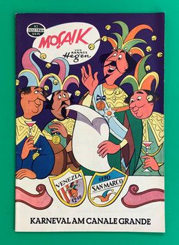 Original Mosaik der Digedags Nr. 92 Karneval am Canale Grande Juli 1964 Runkel-Serie