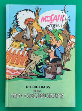 Mosaikbuch Digedags Amerika-Serie Band 7 Die Digedags und der Goldschatz 1. Auflage 1977 Nr. 188-193