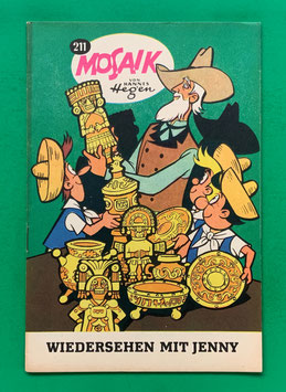 Original Mosaik Digedags Nr. 211 Wiedersehen mit Jenny Juni 1974 Amerika-Serie