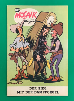 Original Mosaik Digedags Nr. 189 Der Sieg mit der Dampforgel August 1972 Amerika-Serie
