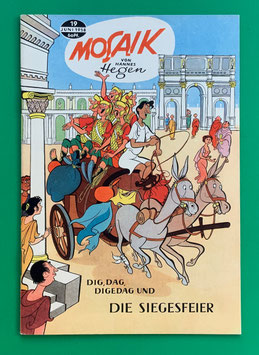 Original Mosaik Digedags Exportheft Nr. 19 Die Siegesfeier Juni 1958 Römer-Serie Zirkus-Kapitel