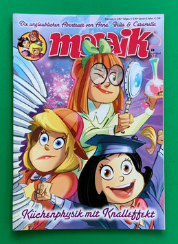 Original Mosaik Anna, Bella & Caramella Nr. 24 Küchenphysik mit Knalleffekt 2015 im sehr guten Zustand