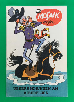 Original Mosaik Digedags Exportheft Nr. 186 Überraschungen am Biberfluß Mai 1972 Amerika-Serie Buffalo Springs und Biberfluss