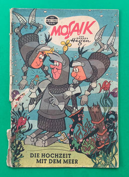 Original Mosaik der Digedags Nr. 102 Die Hochzeit mit dem Meer Mai 1965 Runkel-Serie original & vollständig
