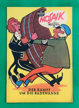 Original Mosaik der Digedags Nr. 82 Der Kampf um die Badewanne September 1963 Erfinder-Serie