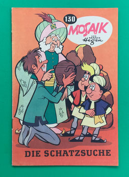 Original Mosaik der Digedags Nr. 130 Die Schatzsuche September 1967 Runkel-Serie