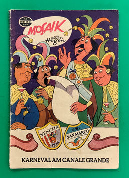 Original Mosaik der Digedags Nr. 92 Karneval am Canale Grande Juli 1964 Runkel-Serie original & vollständig