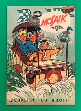 Original Mosaik Digedags Nr. 56 Schreibtisch Ahoi! Juli 1961 Weltraum-Serie