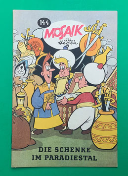 Original Mosaik Digedags Nr. 144 Die Schenke im Paradiestal November 1968 Runkel-Serie