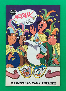 Original Mosaik Digedags Exportheft Nr. 92 Karneval am Canale Grande Juli 1964 Runkel-Serie In Italien