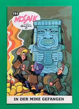 Original Mosaik Digedags Exportheft Nr. 191 In der Mine gefangen Oktober 1972 Amerika-Serie Das Ende der Stadt des Schweigens