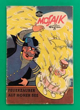 Original Mosaik der Digedags Nr. 94 Feuerzauber auf hoher See September 1964 Runkel-Serie sammelwürdiger Zustand