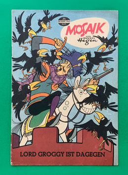 Original Mosaik der Digedags Nr. 71 Lord Groggy ist dagegen Oktober 1962 Erfinder-Serie