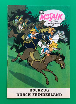 Original Mosaik Digedags Exportheft Nr. 210 Rückzug durch Feindesland Mai 1974 Amerika-Serie Der Bürgerkrieg
