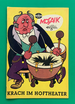 Original Mosaik der Digedags Nr. 79 Krach im Hoftheater Juni 1963 Erfinder-Serie