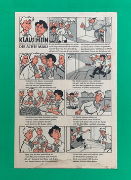 Original Mosaik Digedags Beilage Nr. 27 Der achte März Februar 1959