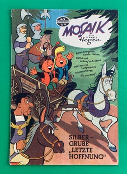 Original Mosaik der Digedags Nr. 49 Silbergrube „Letzte Hoffnung“ Dezember 1960 Erfinder-Serie