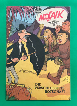 Original Mosaik der Digedags Nr. 72 Die verschlüsselte Botschaft November 1962 Weltraum-Serie