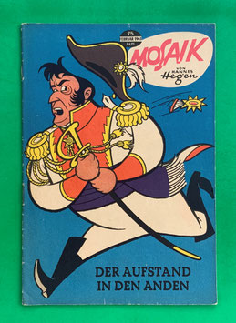 Original Mosaik der Digedags Nr. 75 Der Aufstand in den Anden Februar 1963 Erfinder-Serie