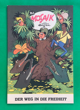 Original Mosaik der Digedags Nr. 163 Der Weg in die Freiheit Juni 1970 Amerika-Serie