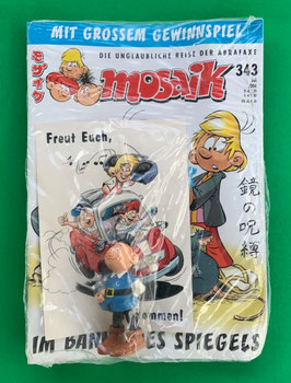 Abrafaxe Heft 343 Im Banne des Spiegels Nr. 7/2004 Variant mit Gimmick Califaxfigur und 1 Postkarte aus dem Set neuwertig & eingeschweißt