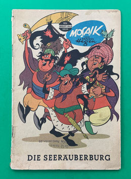 Original Mosaik der Digedags Nr. 105 Die Seeräuberburg August 1965 Runkel-Serie original & vollständig