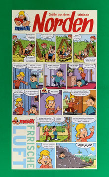 Mosaik Abrafaxe Nr. 488 Beilage "Grüße aus dem schönen Norden"